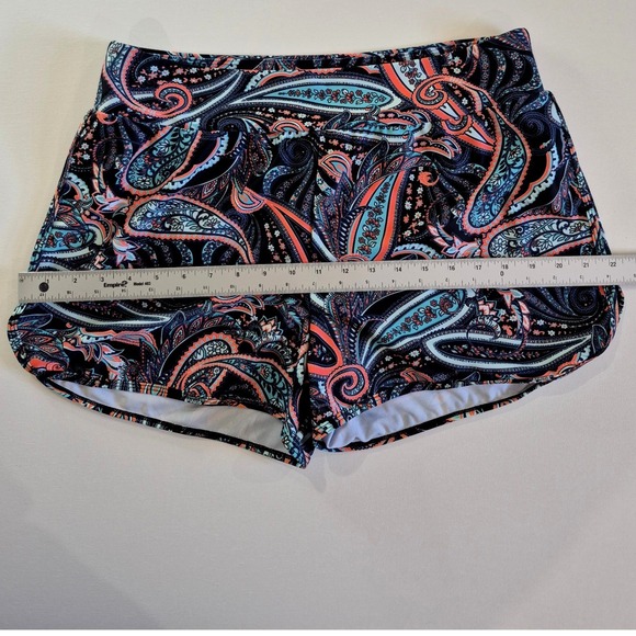 Ocean Blues Navy Blouson Tankini & Paisley Swim Shorts Set XXL - Picture 7 of 11